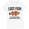 lost fish Ladies Fitted T-Shirt