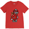 apple a day V-Neck Tee