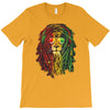 new! men's rasta vibe lion T-Shirt