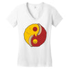 pizza of mind Women's V-Neck T-Shirt