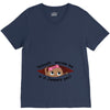 January Peeking Out Baby Girl V-Neck Tee