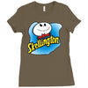 skellington Ladies Fitted T-Shirt