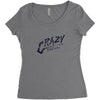 crazy racing Women's Triblend Scoop T-shirt