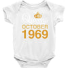 queens are born in october 1969 Baby Bodysuit