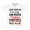 i just want to bake stuff and watch christmas movies all day All Over Men's T-shirt
