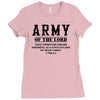 Army Of The Lord Christian T Shirts Bible Verse Ladies Fitted T-Shirt