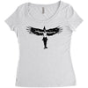 the crow Women's Triblend Scoop T-shirt