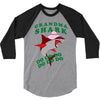 Grandma Shark -Shark Do Do Do 3/4 Sleeve Shirt