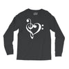 music heart rock baseball Long Sleeve Shirts