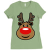 rudolph Ladies Fitted T-Shirt