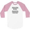 criticize 3/4 Sleeve Shirt