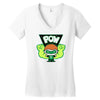green lantern pow Women's V-Neck T-Shirt