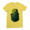 pocket raptor Ladies Fitted T-Shirt