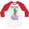 birthday troll brother 3/4 Sleeve Shirt