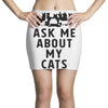 ask me about my cats Mini Skirts