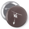 uh 1 huey air attack helicopter vinyl decal fire fighting cdf usfs Pin-back button