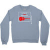 anti war guitar folk music writers Crewneck Sweatshirt