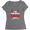 xmas gift the best Women's Triblend Scoop T-shirt