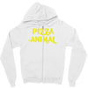 pizza animal funny diet gym gift new Zipper Hoodie