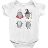 halloween hedgehogs Baby Bodysuit