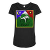 Bicycle Day T-shirt - 1943 Vintage (Albert Hofmann LSD) Maternity Scoop Neck T-shirt