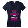 The Best Grammy Was Born In March Women's V-Neck T-Shirt
