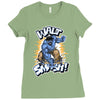 walt smash! Ladies Fitted T-Shirt