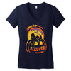 great pumpkin believer halloween Women's V-Neck T-Shirt