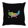 periodic table of america Throw Pillow