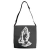 pray high Adjustable Strap Totes
