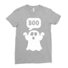 Ghost Boo Ladies Fitted T-Shirt