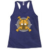 deco gasmask Racerback Tank