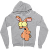 zombie bunny Zipper Hoodie