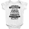 Super Cool Stepmom Of A Freaking Awesome Granddaughter Baby Onesie