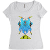demon squid god Women's Triblend Scoop T-shirt