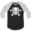cat cap 3/4 Sleeve Shirt