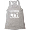 i brew beer what's your superpower Racerback Tank