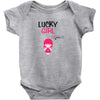 Lucky Girl (Lucky Girl - Lucky Guy Couples Design) Baby Onesie
