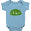run away and keep going Baby Onesie