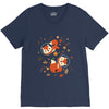 space fox V-Neck Tee