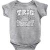 trig or treat Baby Bodysuit