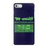 delorean trail iPhone 7 Case