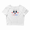 kirby gamer geek snes Crop Top