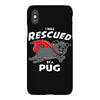 rescued by pug iPhoneX