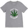 don't panic it's organic   marijuana V-Neck Tee