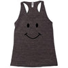 smiley face funny t shirt be happy love smile tee s 3xl Racerback Tank