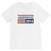 underwood 2016 flag house of cards V-Neck Tee