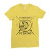 i thought i wanted a career turns out i just out paychecks to go fishi Ladies Fitted T-Shirt