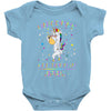 Unicorns are born in April Baby Onesie