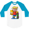 bart simpson 3/4 Sleeve Shirt